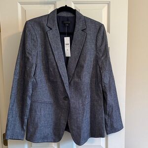 Ann Taylor Chambray Blazer NWT
